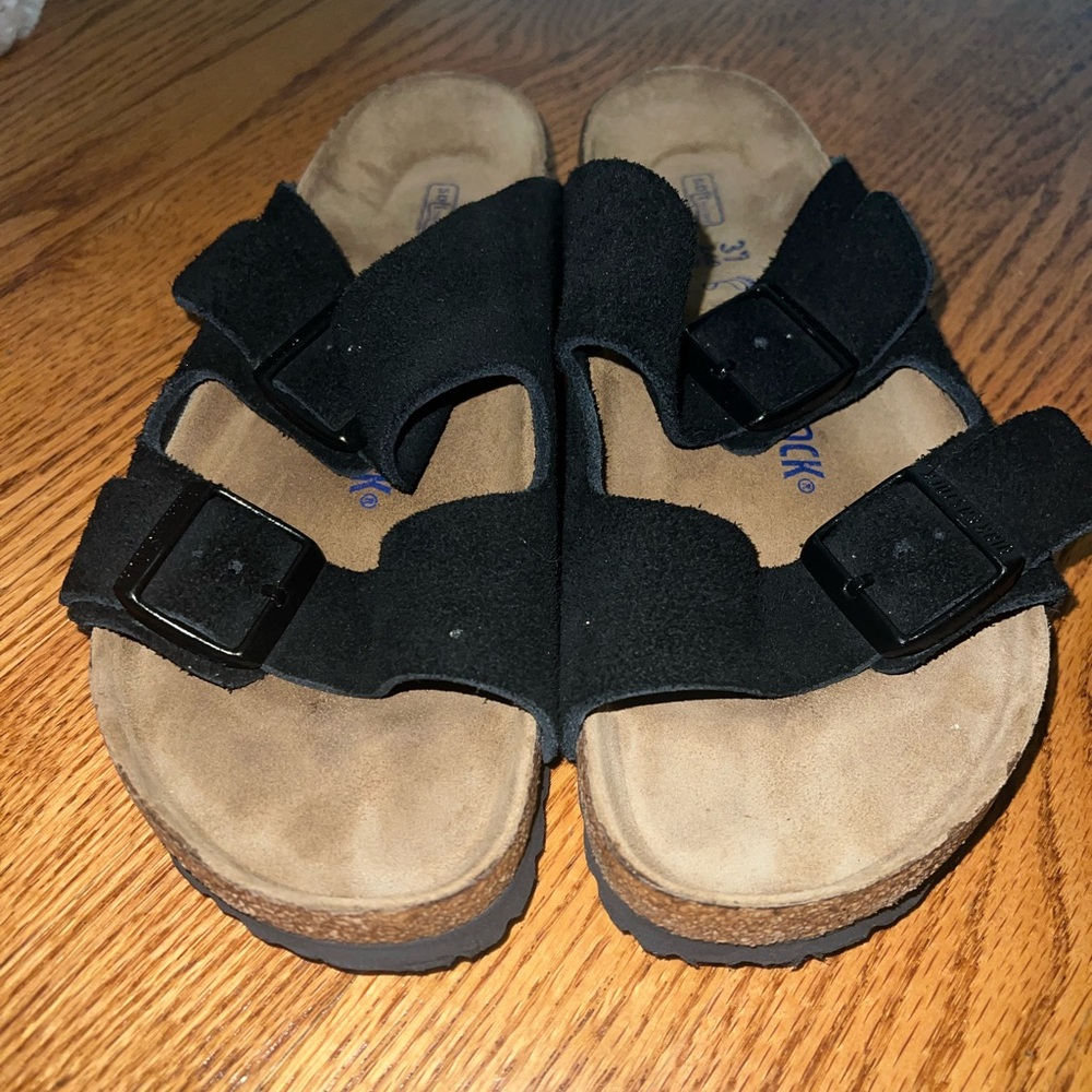 Like new Birkenstocks. Worn twice.